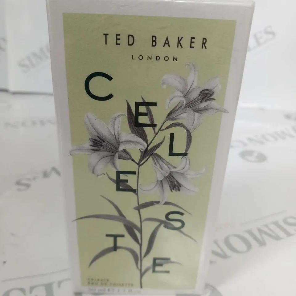 BOXED AND SEALED TED BAKER CELESTE EAU DE TOILETTE 50ML