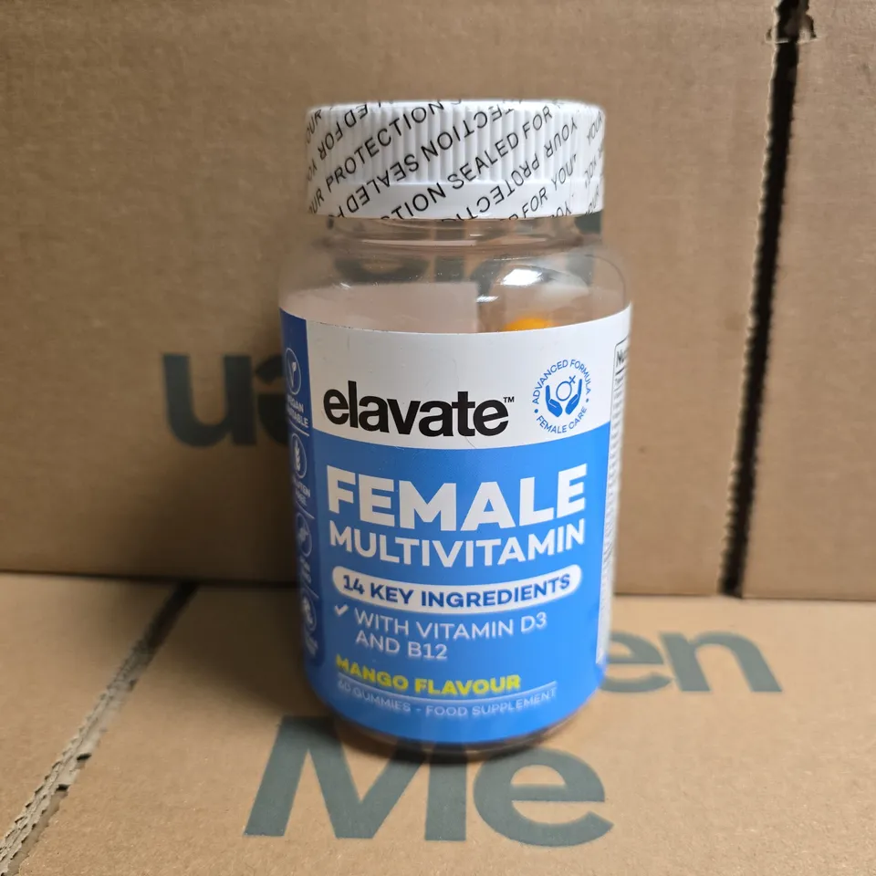 ELAVATE FEMALE MULTIVITAMIN GUMMIES (MANGO FLAVOUR) - 60 GUMMIES