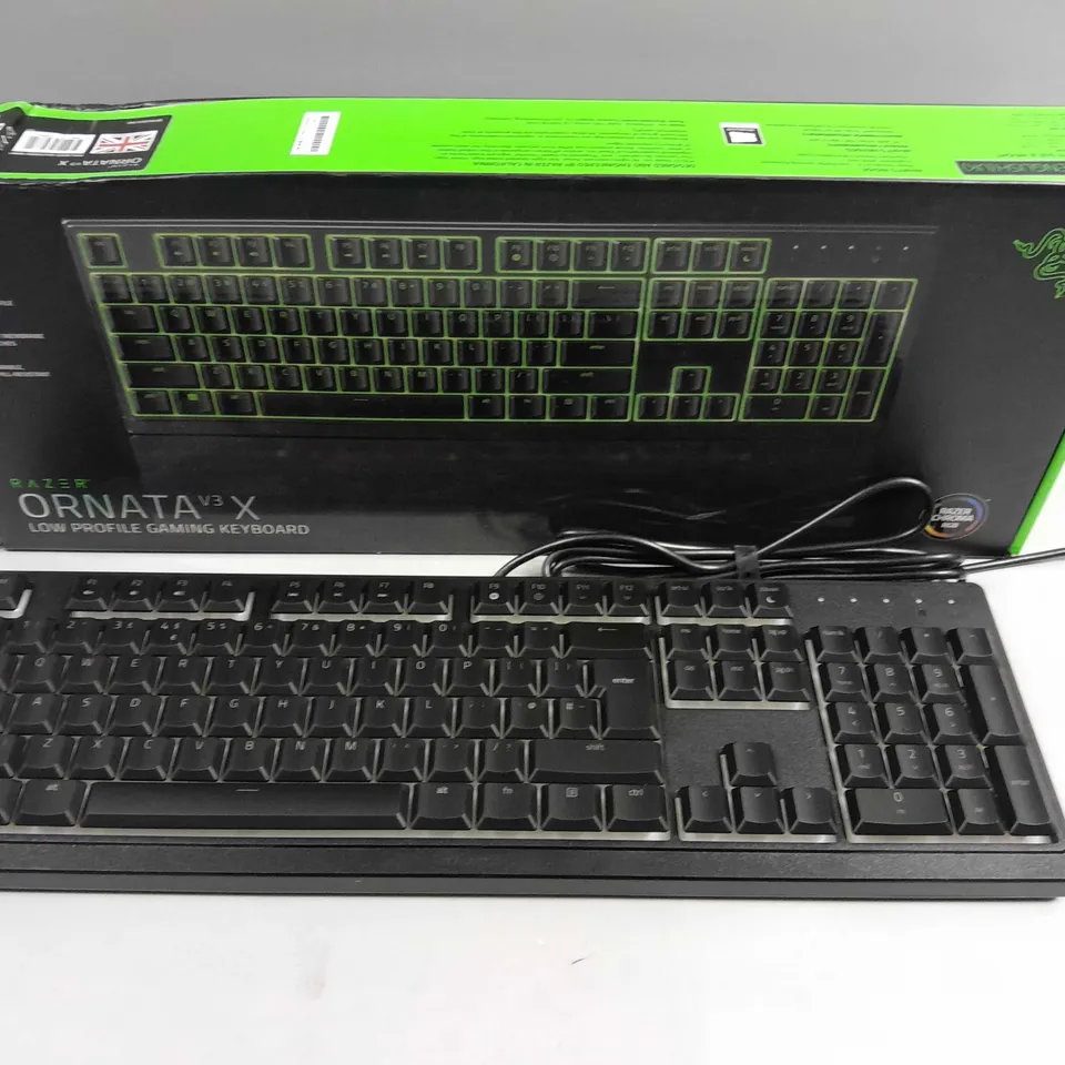 BOXED RAZER ORNATA V3 X LOW PROFILE GAMING KEYBOARD 