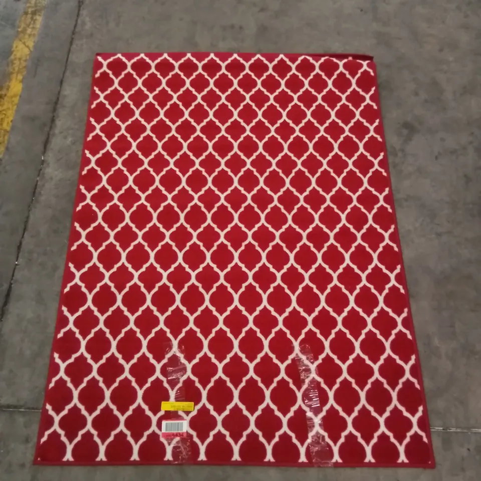 DAWSON DOOR MAT RED // SIZE 120 X 160CM