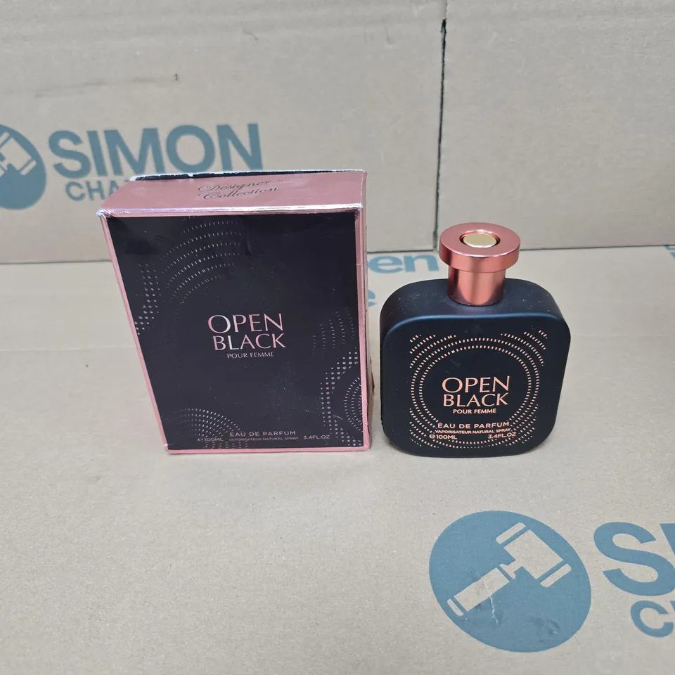 OPEN BLACK POUR FEMME EAU DE PARFUM 100ML BOXED