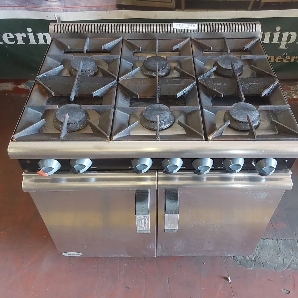 MOORWOOD VULCAN COMMERCIAL 6 BURNER OVEN 