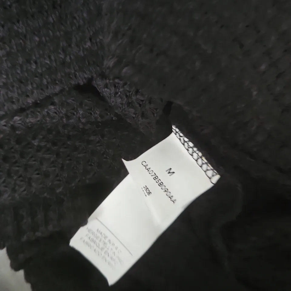 CUPSHE BLACK KNIT DRESS – SIZE M 