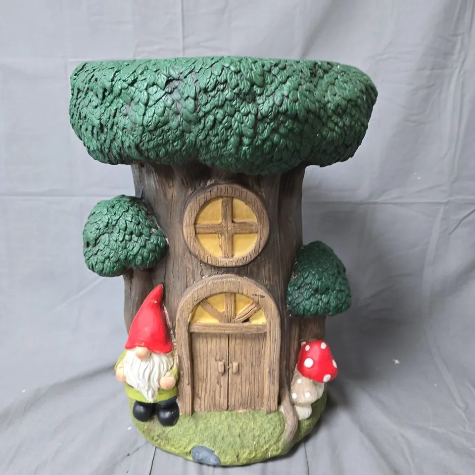GNOME HOUSE STOOL – GARDEN DECOR (RESIN)