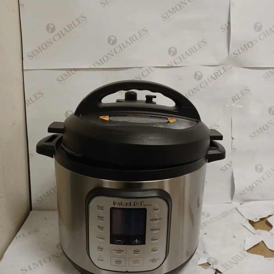 INSTANT POT DUO NOVA MULTI USE PRESSURE COOKER