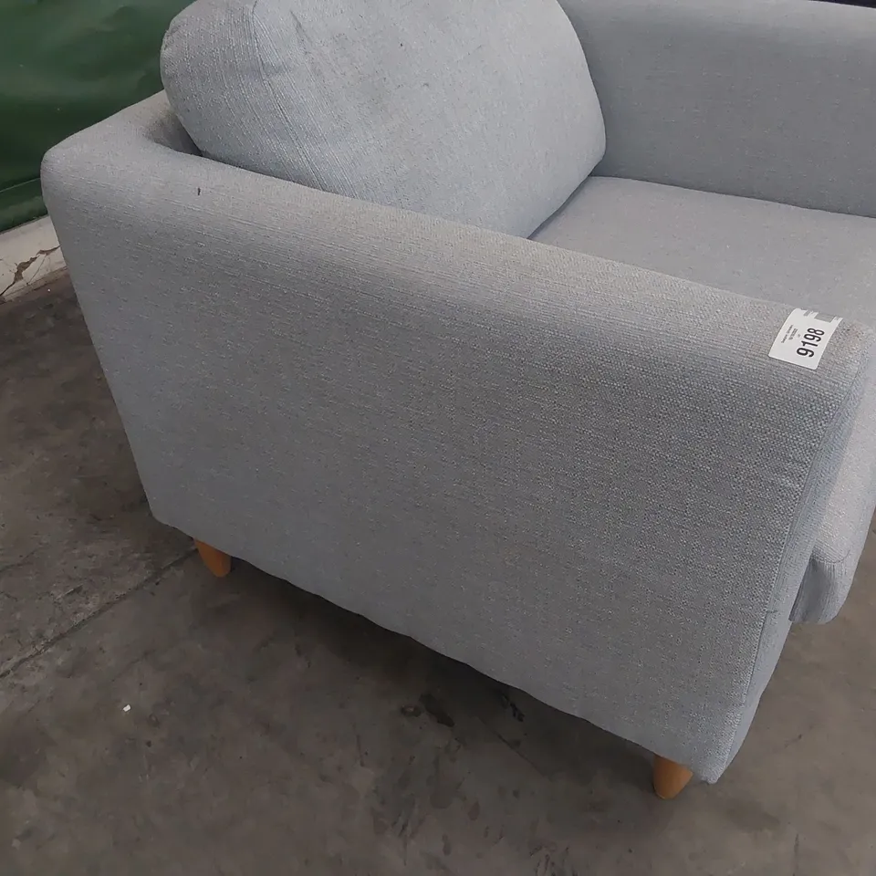 DESIGNER SNUGGLER CHAIR GREY FABRIC 