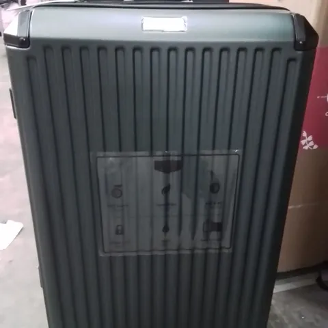 LUGG SKYROVER TRAVEL SUITCASE DARK GREEN
