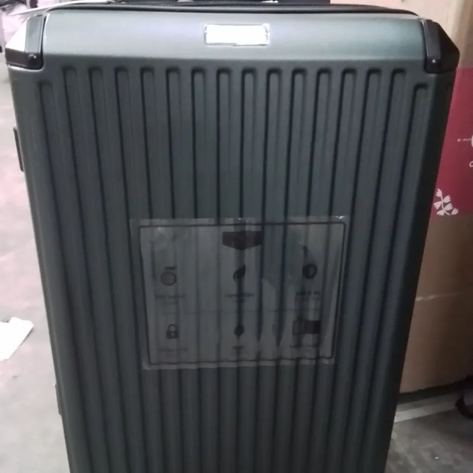 LUGG SKYROVER TRAVEL SUITCASE DARK GREEN