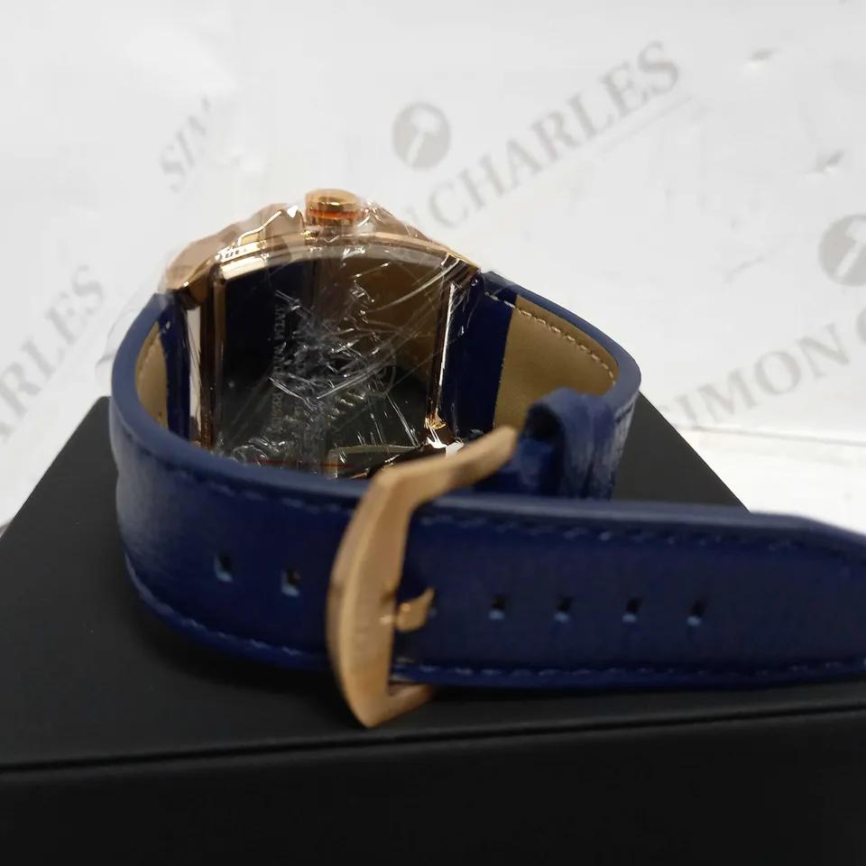 RUCKSTUHL TRIPLE DIAL LEATHER STRAP WATCH RRP £560