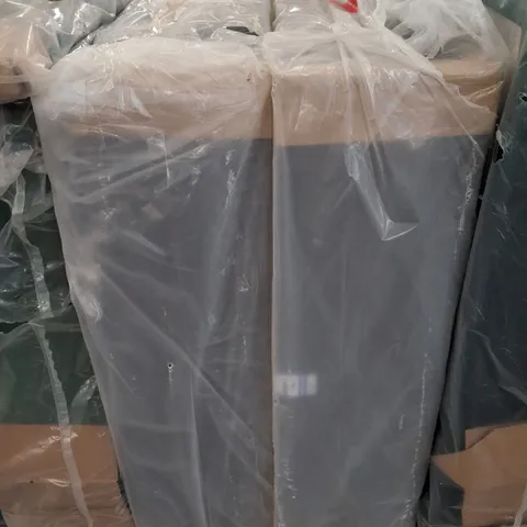 DUNELM 135CM 2 DRAWER SLATE GREY DIVAN BASE (2 PARTS)