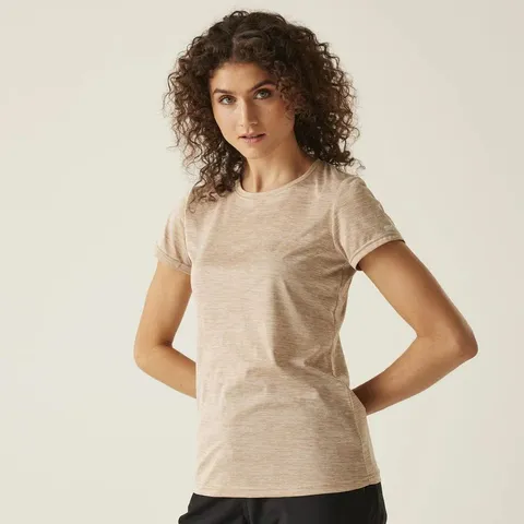 REGATTA WOMEN'S FINGAL EDITION T-SHIRT WARM TAUPE SIZE 20