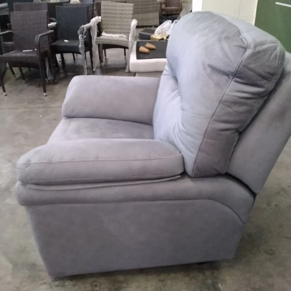 QUALITY DESIGNER G-PLAN SEATTLE ELECTRIC RECLINER CHAIR - STINGRAY CHARCOAL FABRIC 