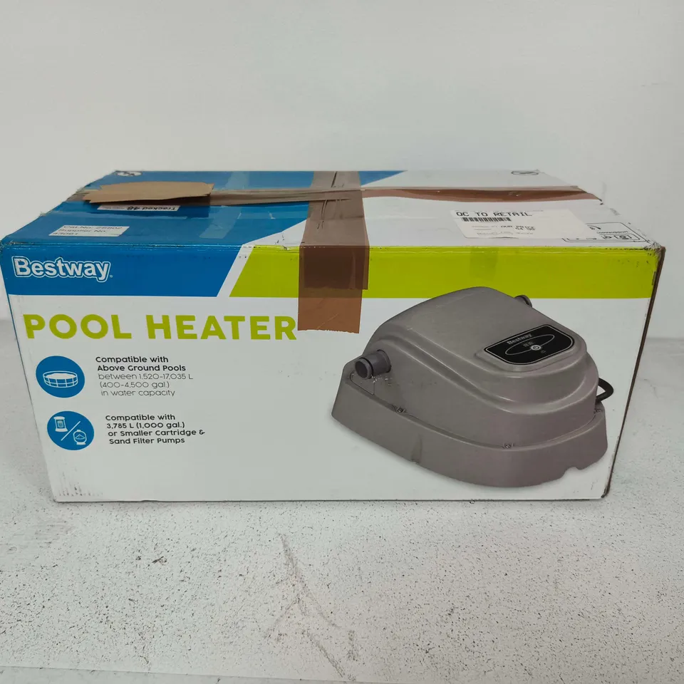 BOXED BESTWAY POOL HEATER