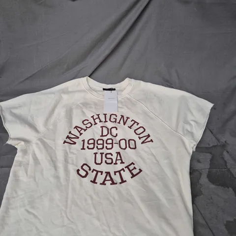 COTTON T-SHIRT WITH WASHINGTON DC 1999-00 USA STATE PRINT, SIZE L