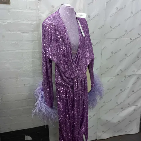 NERVI LILAC LILY DRESS SIZE 40