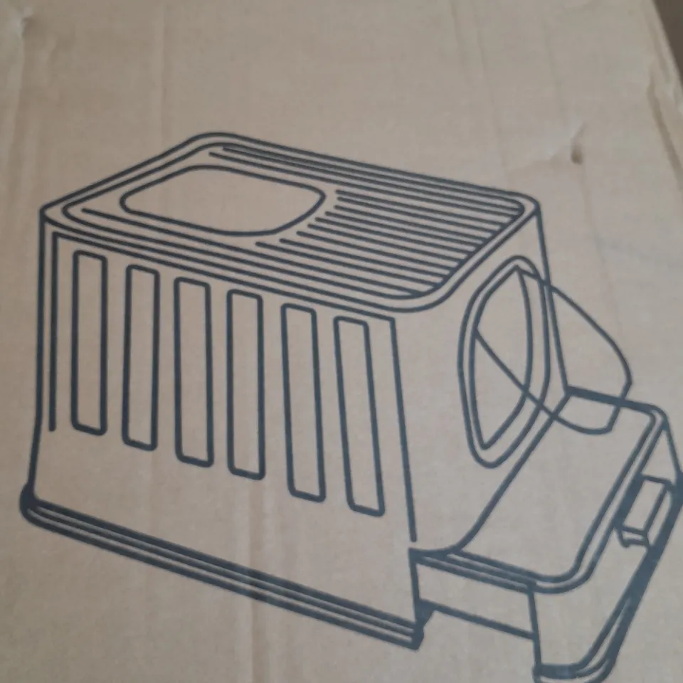 BOXED FULLY ENCLOSED CAT LITTER BOX - WHITE 