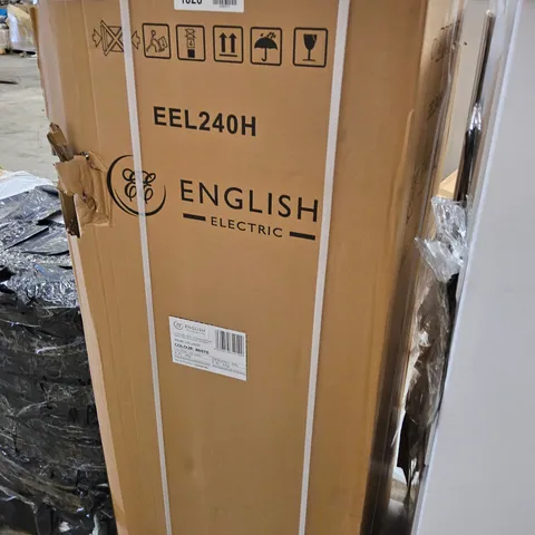 BRAND NEW ENGLISH ELECTRIC TALL FRIDGE WHITE EEL240H