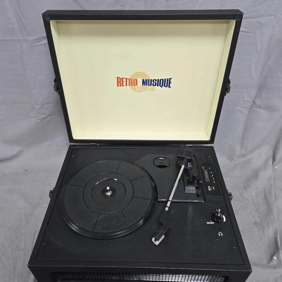 RETRO MUSIQUE TABLE TOP TURNTABLE 