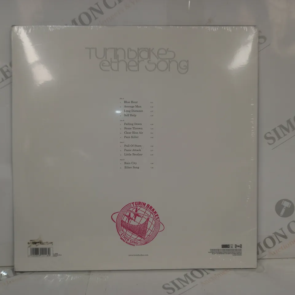 TURIN BRAKES ETHER SONG 20TH ANNIVERSARY LIMITED EDITION BLUE VINYL