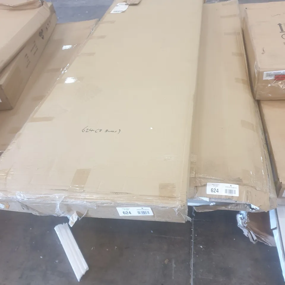 BOXED GREY SIDE RAIL/ FLOORING PANEL/ TOP BACK BAR (3  BOXES)