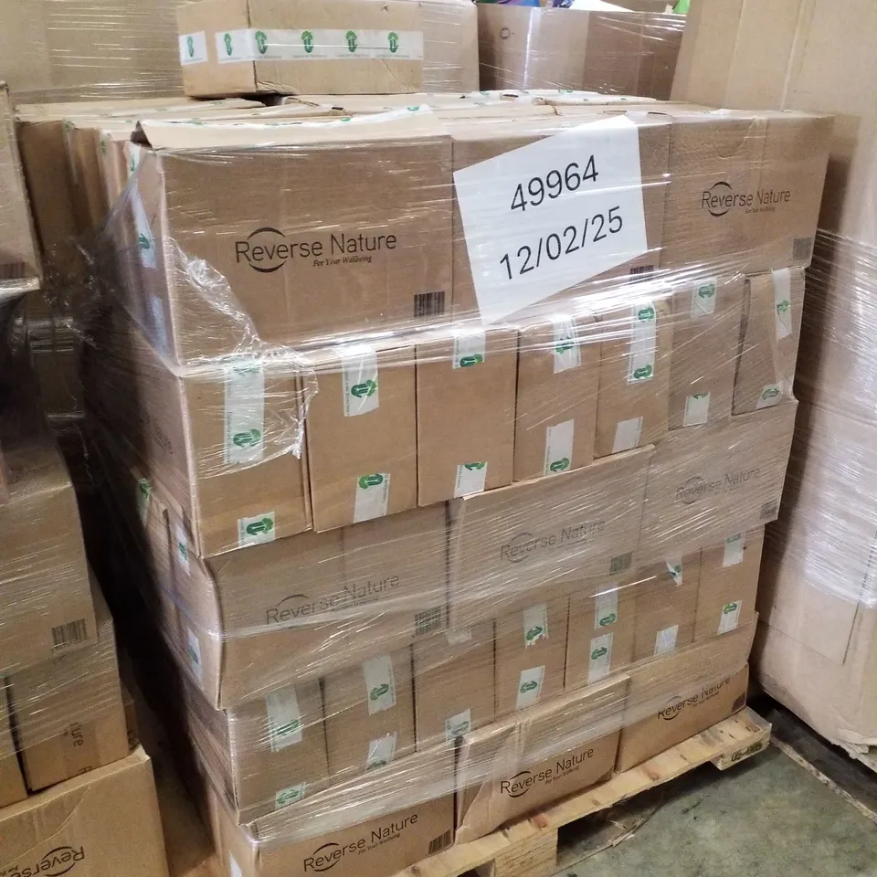 PALLET OF 90 BOXES EACH CONTAINING APPROXIMATELY 10 REVERSE NATURE FOAMING HAND SANITISER 500ML BOTTLES