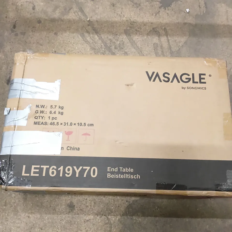 VASAGLE END TABLE LET619Y70