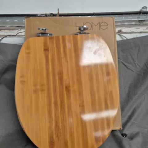 BOXED TOILET SEAT BAMBOO