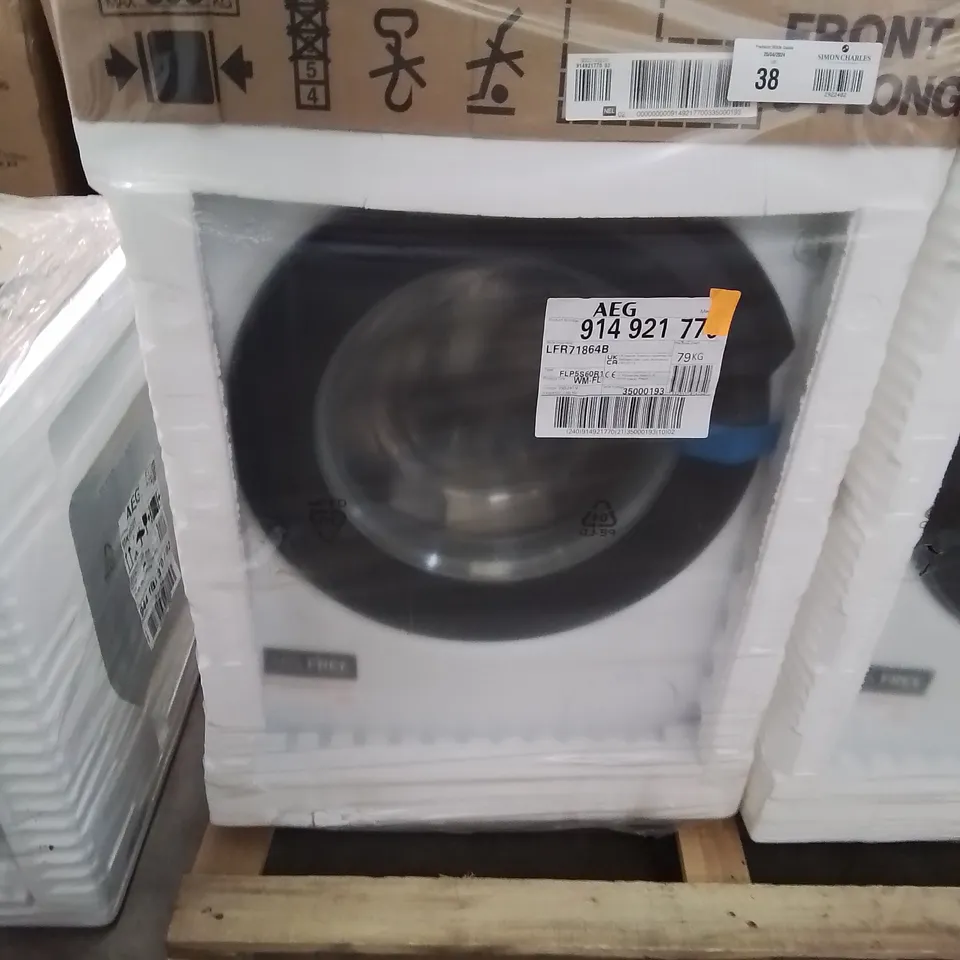 AEG 7000 SERIES PRO STEAM 8Kg WASHING MACHINE WHITE Model LFR71864B RRP £709