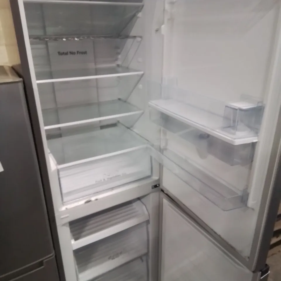 HISENSE RB390N4WCE 186CM HIGH 60/40 NO FROST FRIDGE FREEZER - STAINLESS STEEL - E RATED