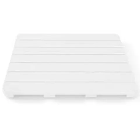 BOXED COSTWAY WHITE NON SLIP SLATTED SHOWER MAT 48 X 60CM