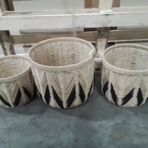 GALLERY DIRECT BASKETS SET OF 3