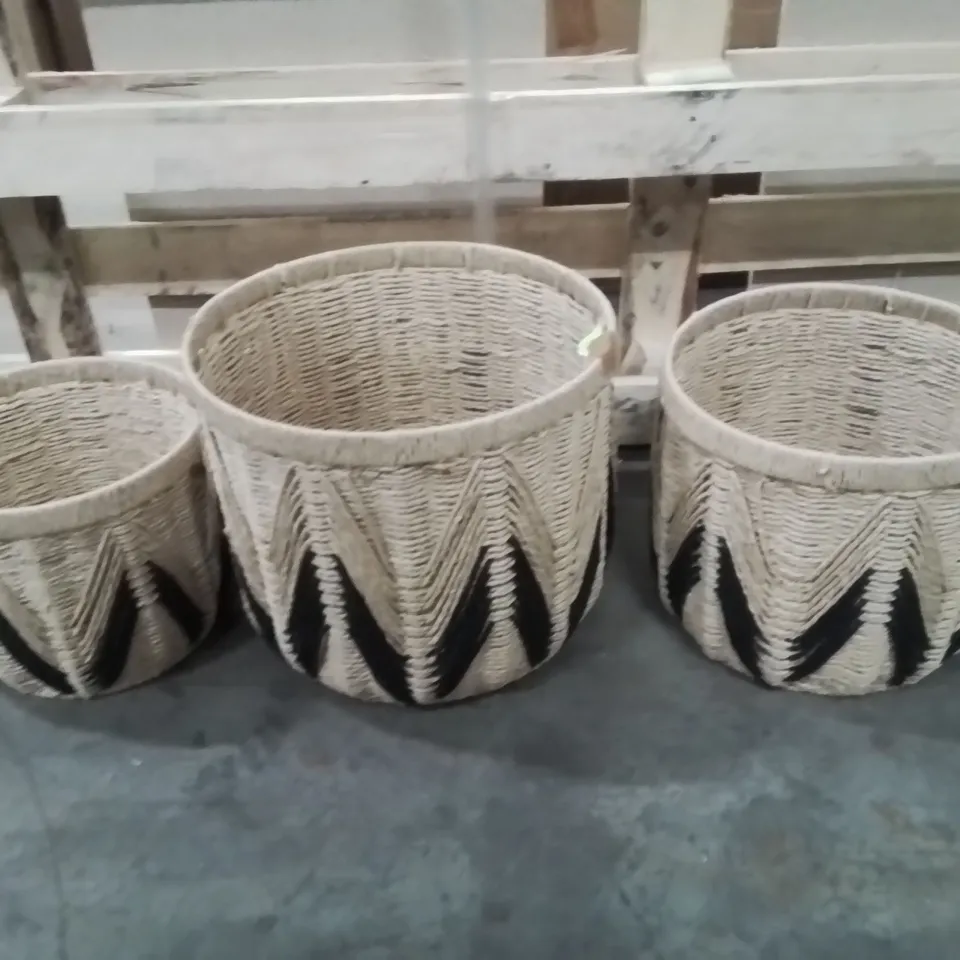GALLERY DIRECT BASKETS SET OF 3