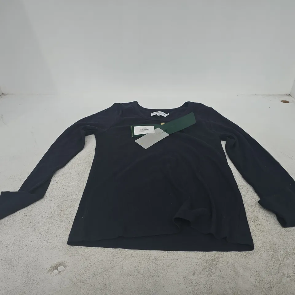 HOLLAND COOPER REBECCA LONG SLEEVE TOP – INK NAVY – UK SIZE XL