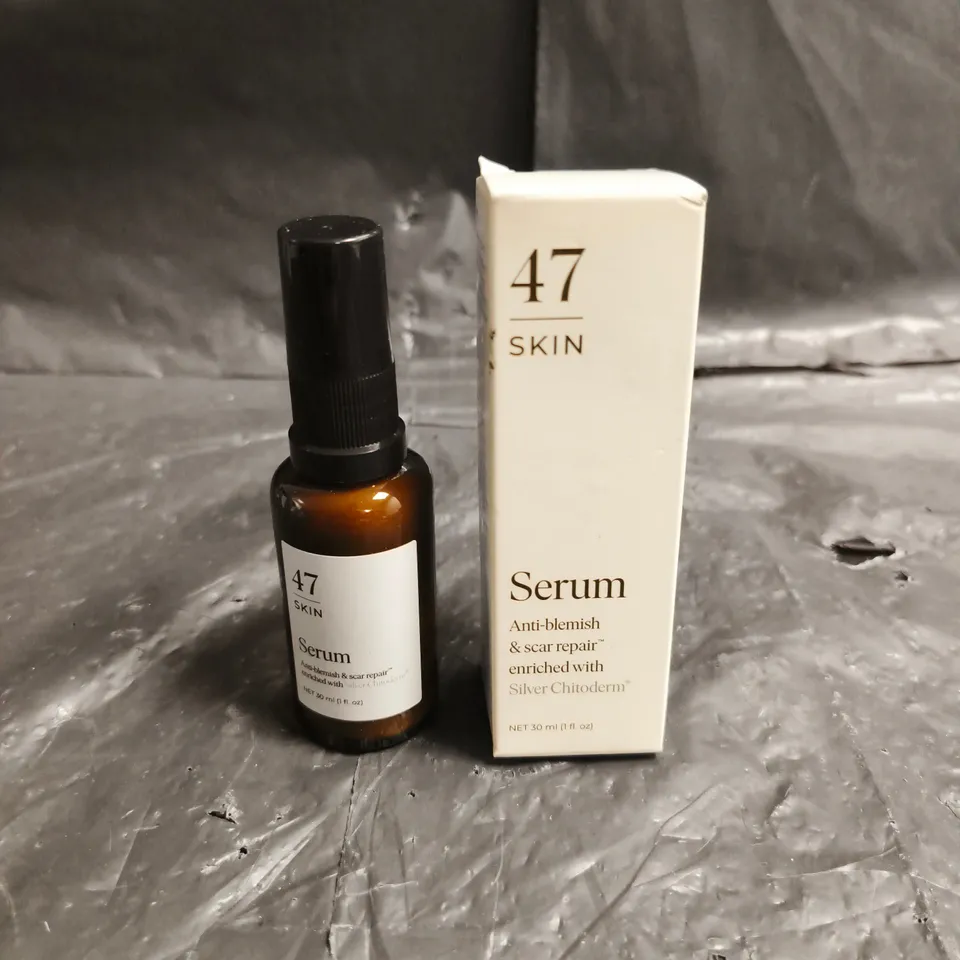 47 SKIN SERUM – ANTI-BLEMISH & SCAR REPAIR, 30 ML (SILVER CHITODERM)