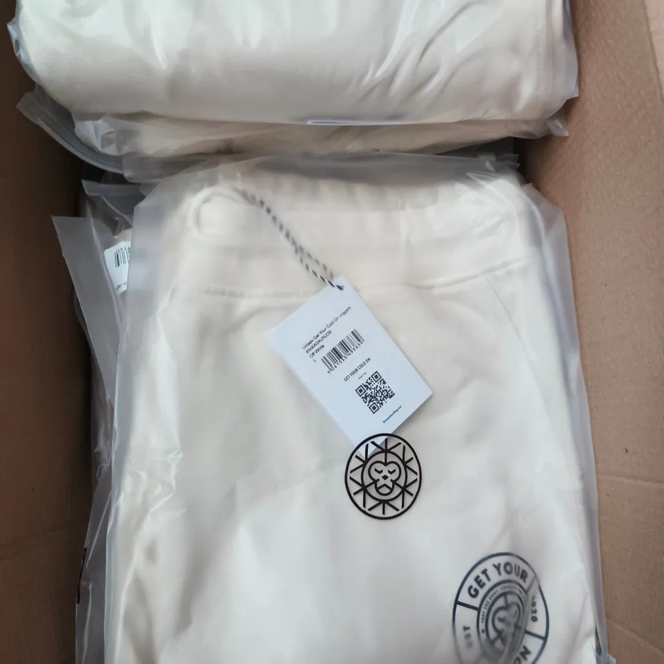 APPROXIMATELY 20 BRASS MONKEY JOGGERS IN VARIOUS SIZES & COLOURS 