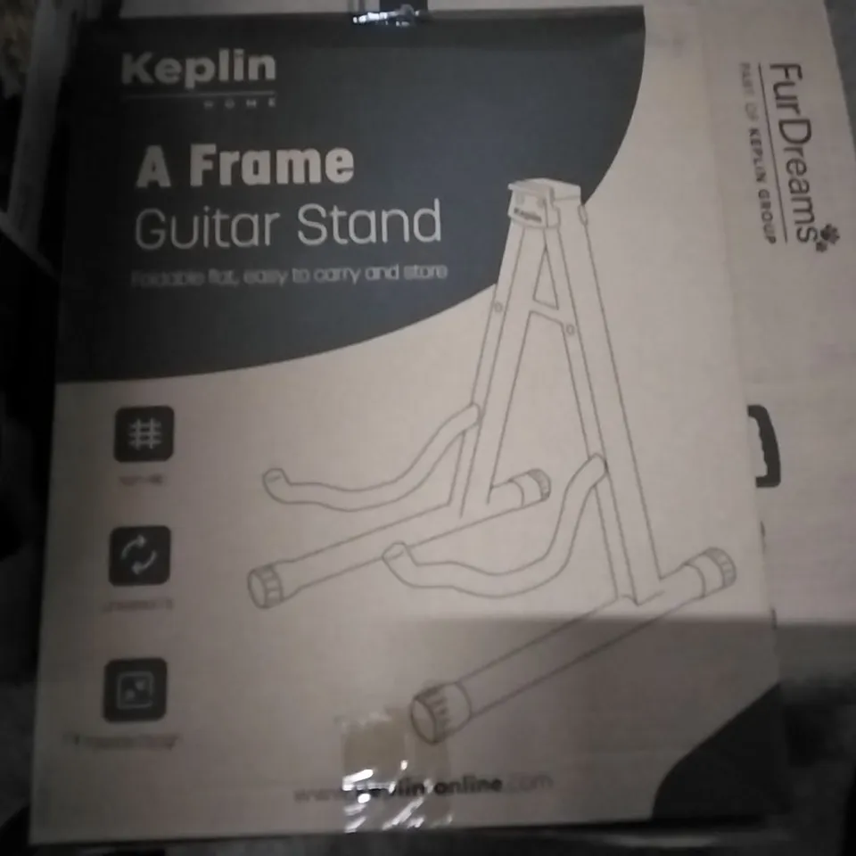 BOXED A FRAME GUITAR STAND