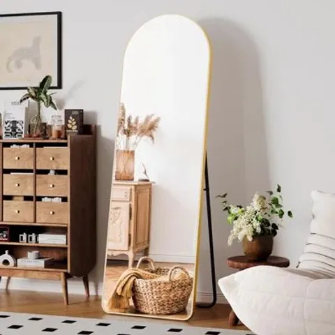 BOXEX FULL LENGTH MIRROR 162 X 53CM, ARCHED WALL-MOUNTED OR FLOOR MIRROR (1 BOX)