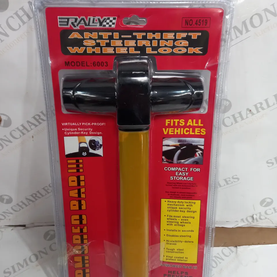 RALLY ANTI-THEFT STEERING WHEEL LOCK 