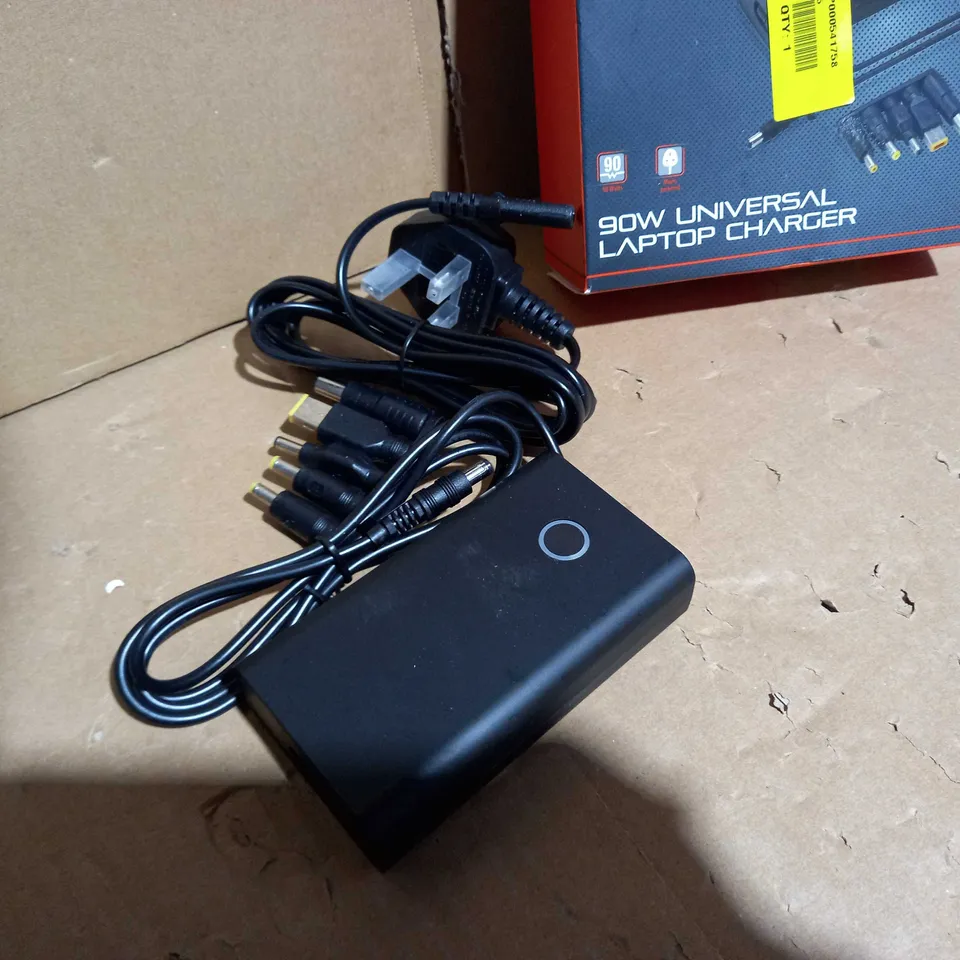 BOXED BLACKWEB 90W UNIVERSAL LAPTOP CHARGER