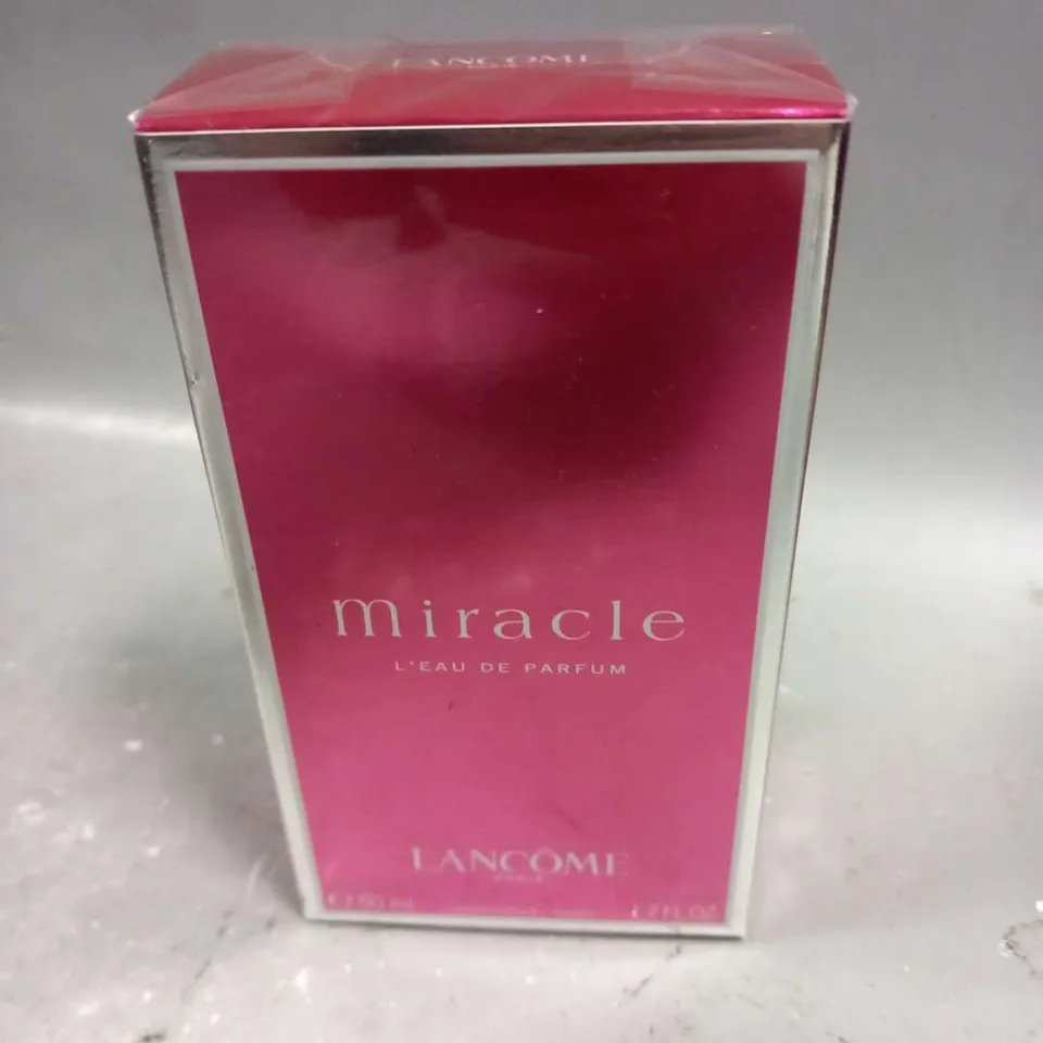 BOXED AND SEALED LANCOME MIRACLE L'EAU DE PARFUM 50ML