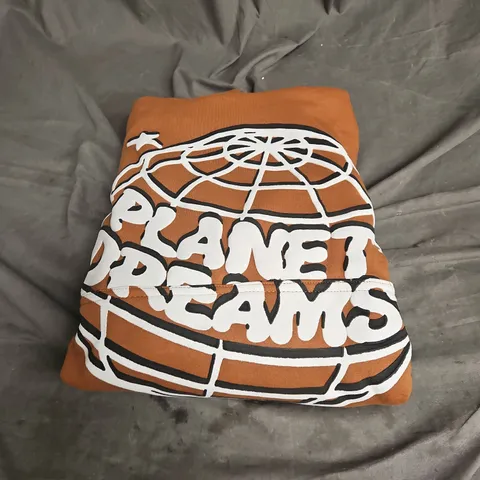 PLANED DREAMS HOODIE IN BROWN SIZE M