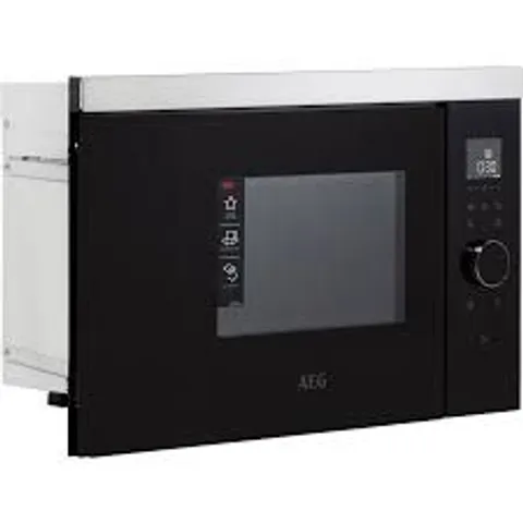 AEG BUILT-IN 17L MICROWAVE MBB1756SEM BLACK/STAINLESS STEEL