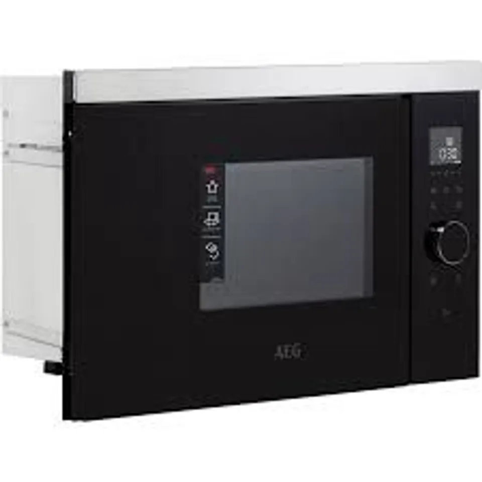AEG BUILT-IN 17L MICROWAVE MBB1756SEM BLACK/STAINLESS STEEL