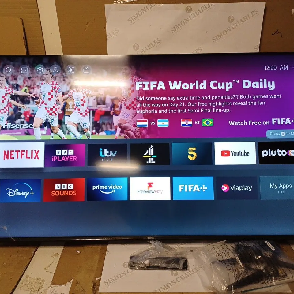 HISENSE E7HQTUK 55" SMART 4K ULTRA HD HDR QLED TV [COLLECTION ONLY]