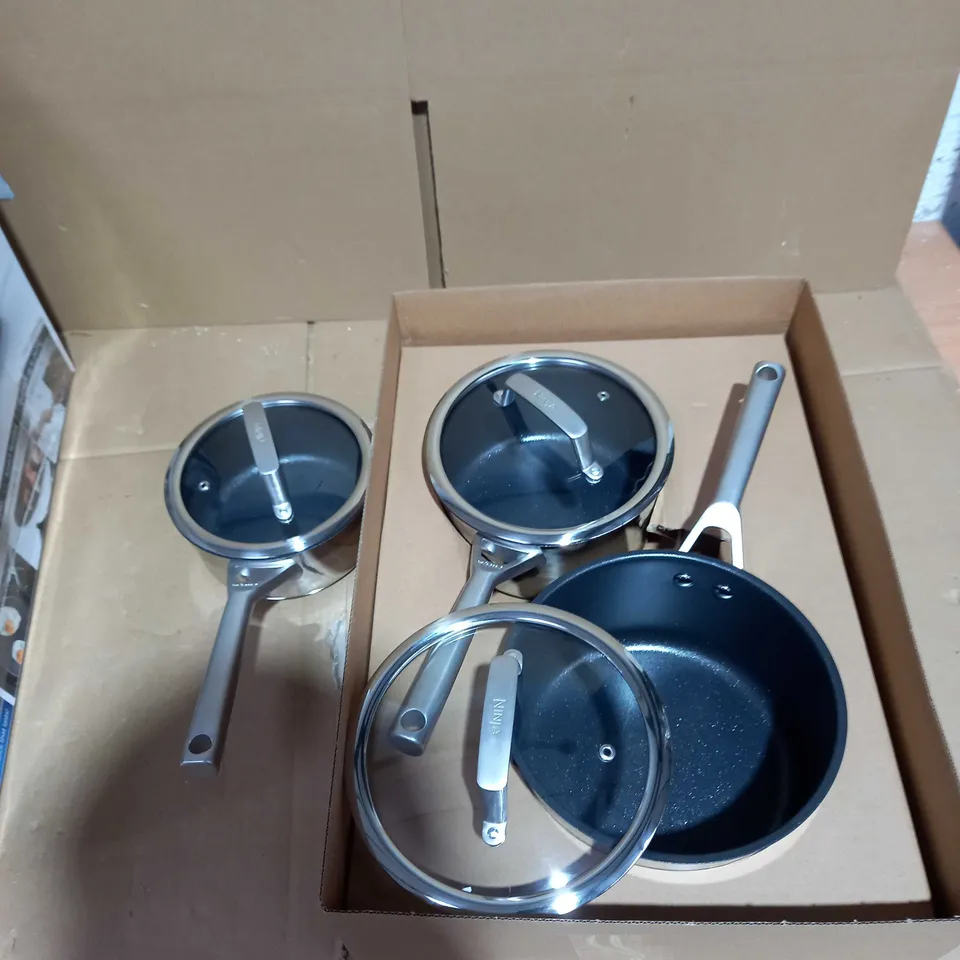 NINJA FOODI STAINLESS STEEL 3 PIECE SET 