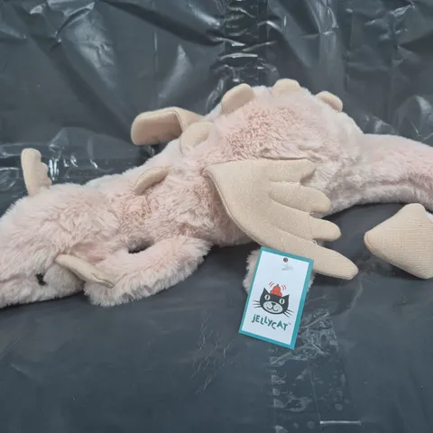 JELLYCAT DRAGON PLUSH TOY IN PINK