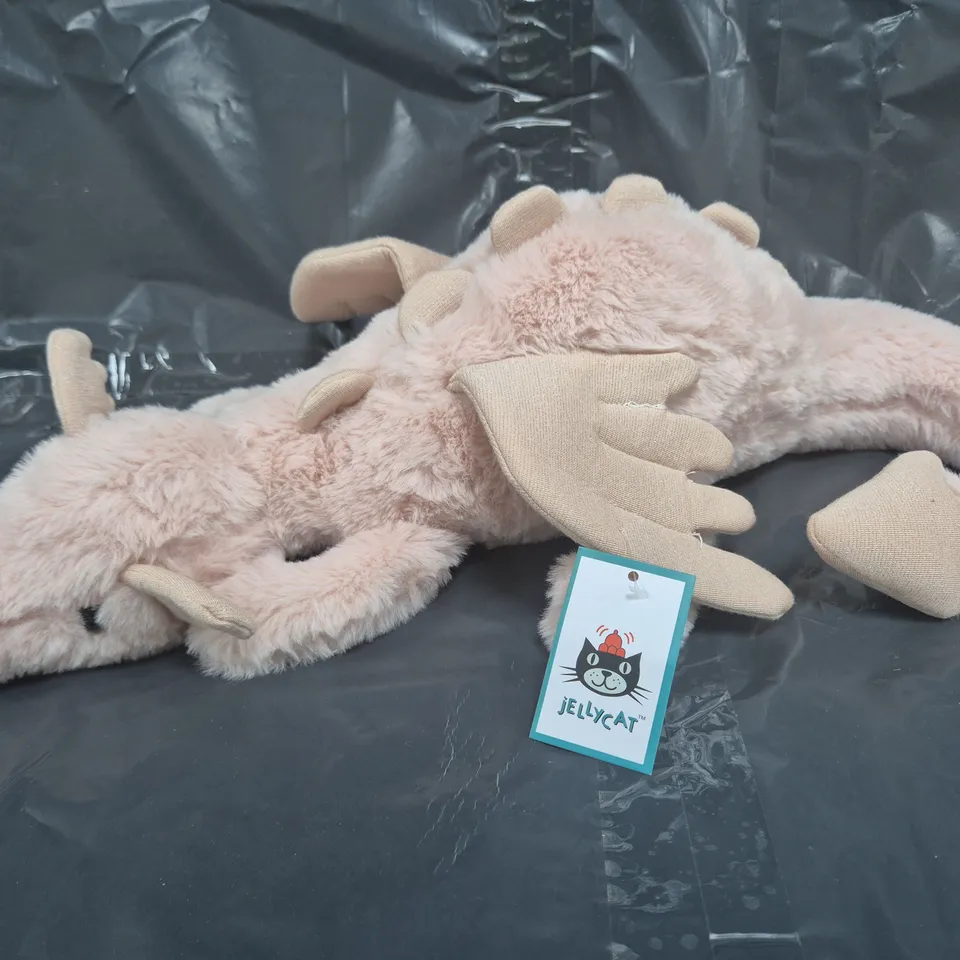 JELLYCAT DRAGON PLUSH TOY IN PINK