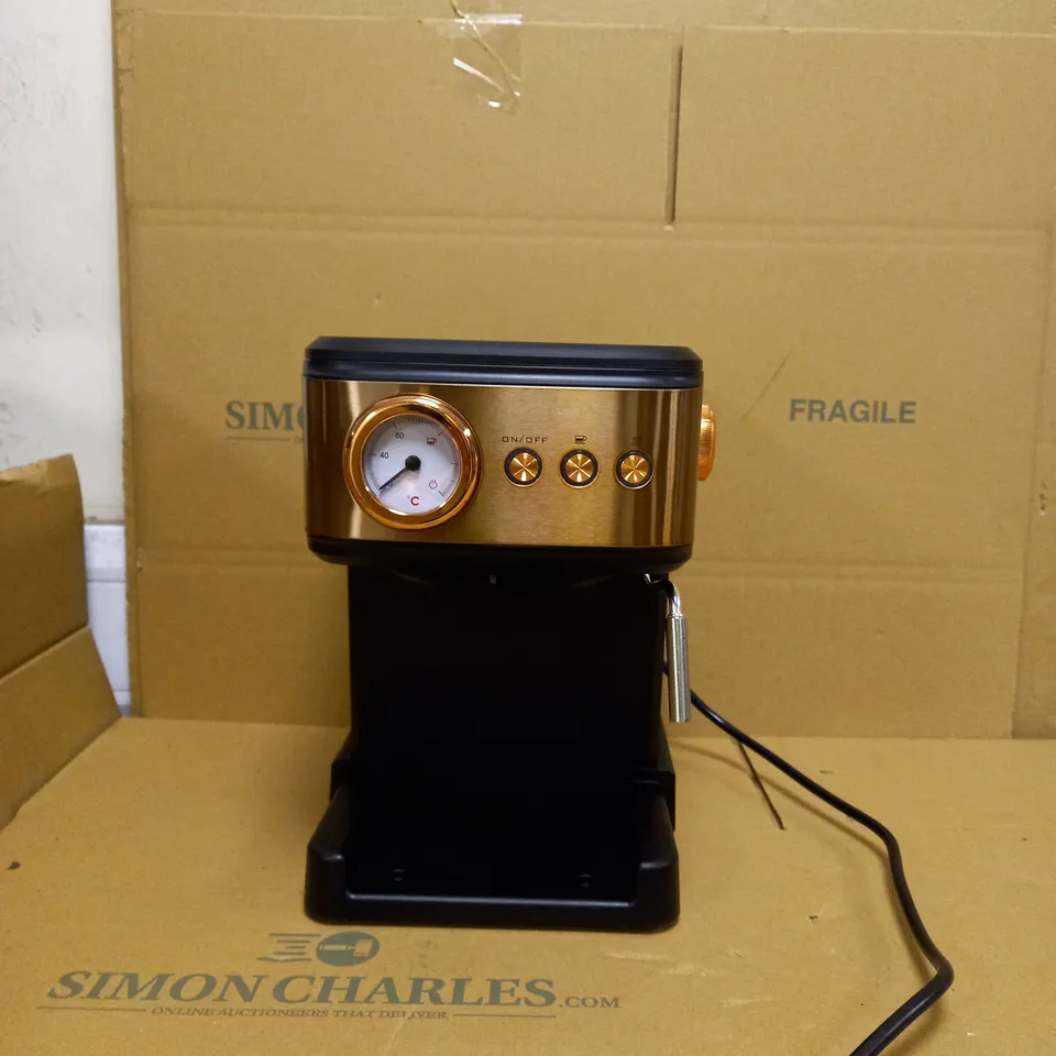 HADEN MULTIFUNCTION, STEEL ACCENTS ESPRESSO PUMP COFFEE MACHINE