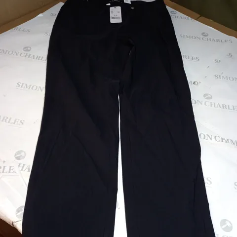 ROBELL BLACK SLIM FIT TROUSERS SIZE 14