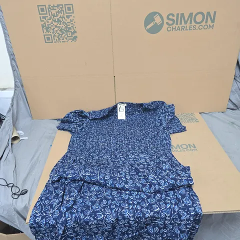 MUDFLOWER NAVY FLORAL DRESS – UK 20 (US 16, EU 18)